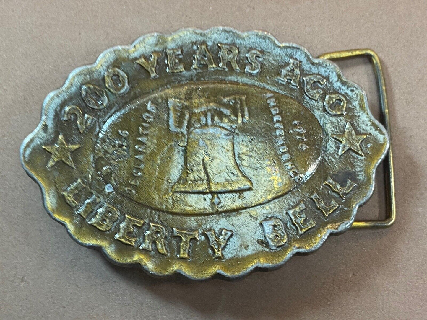200 Years Ago! Usa United States Of America Liberty Bell Belt Buckle