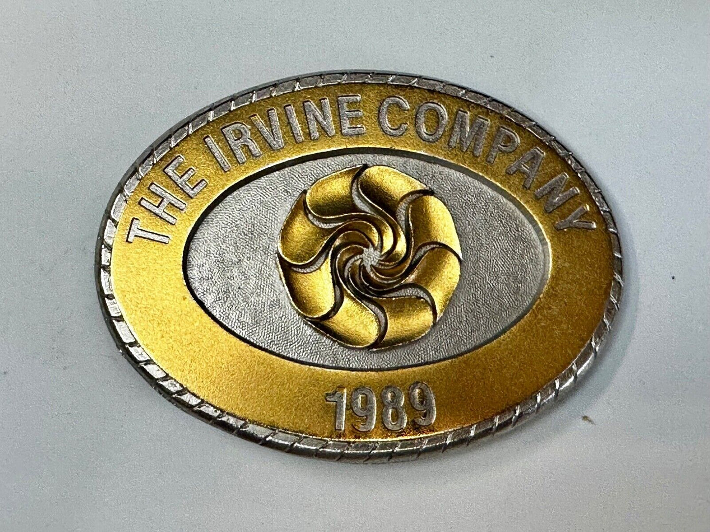 The Irvine Company 1989 Fourth Edition Collectors Western Ranch Belt Buckle