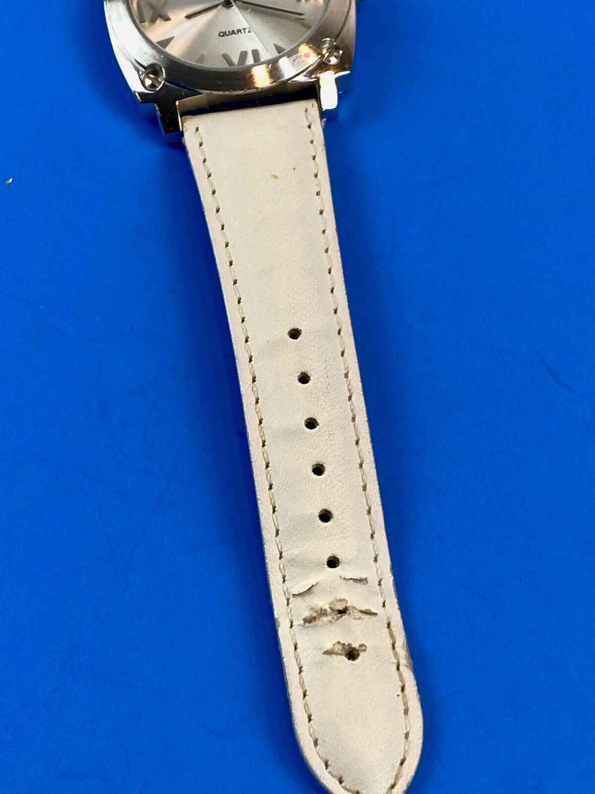 Bijoux Terner Women's Lades Dress Watch 6327- White Band - Fresh Battery