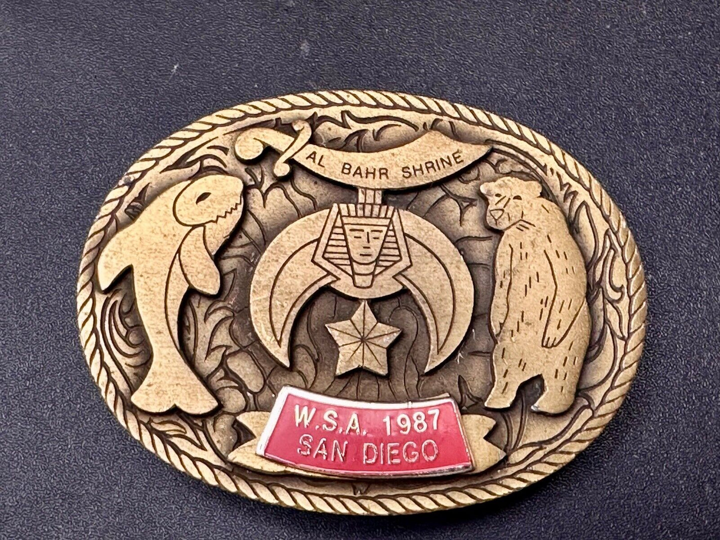 Belt Buckle Texas Shriners