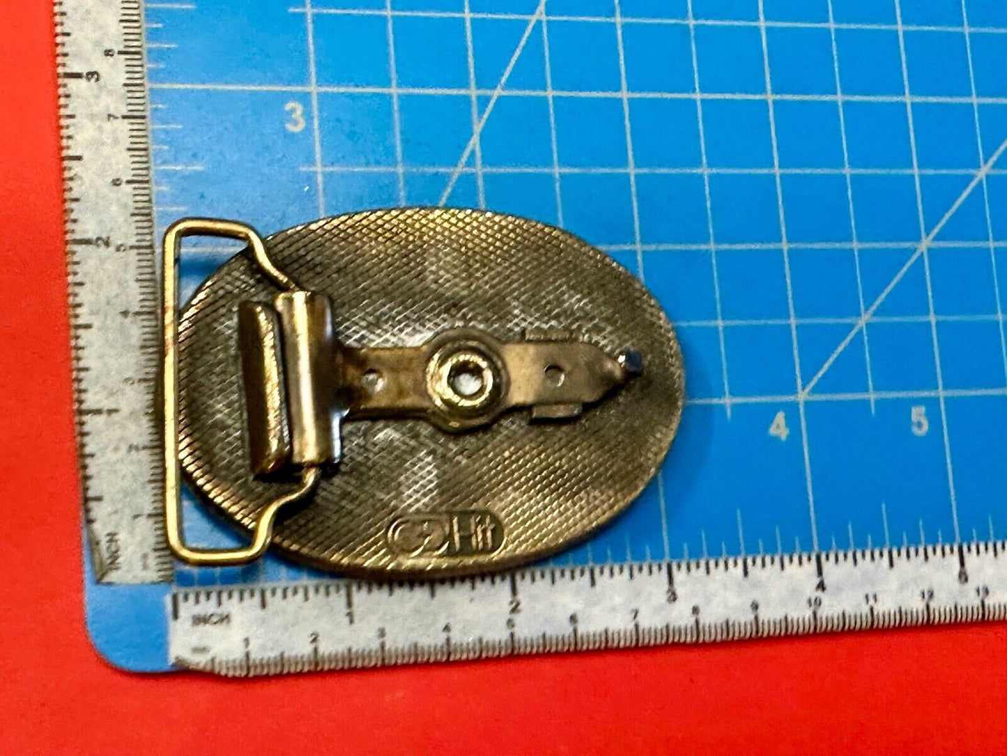 Vintage B & Y Trucking Western Promotional Advertising belt buckle