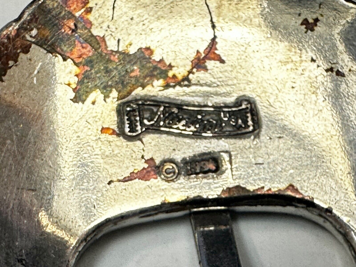 Vintage 90's Ranger Style Native American / Navajo Vibe Belt Buckle