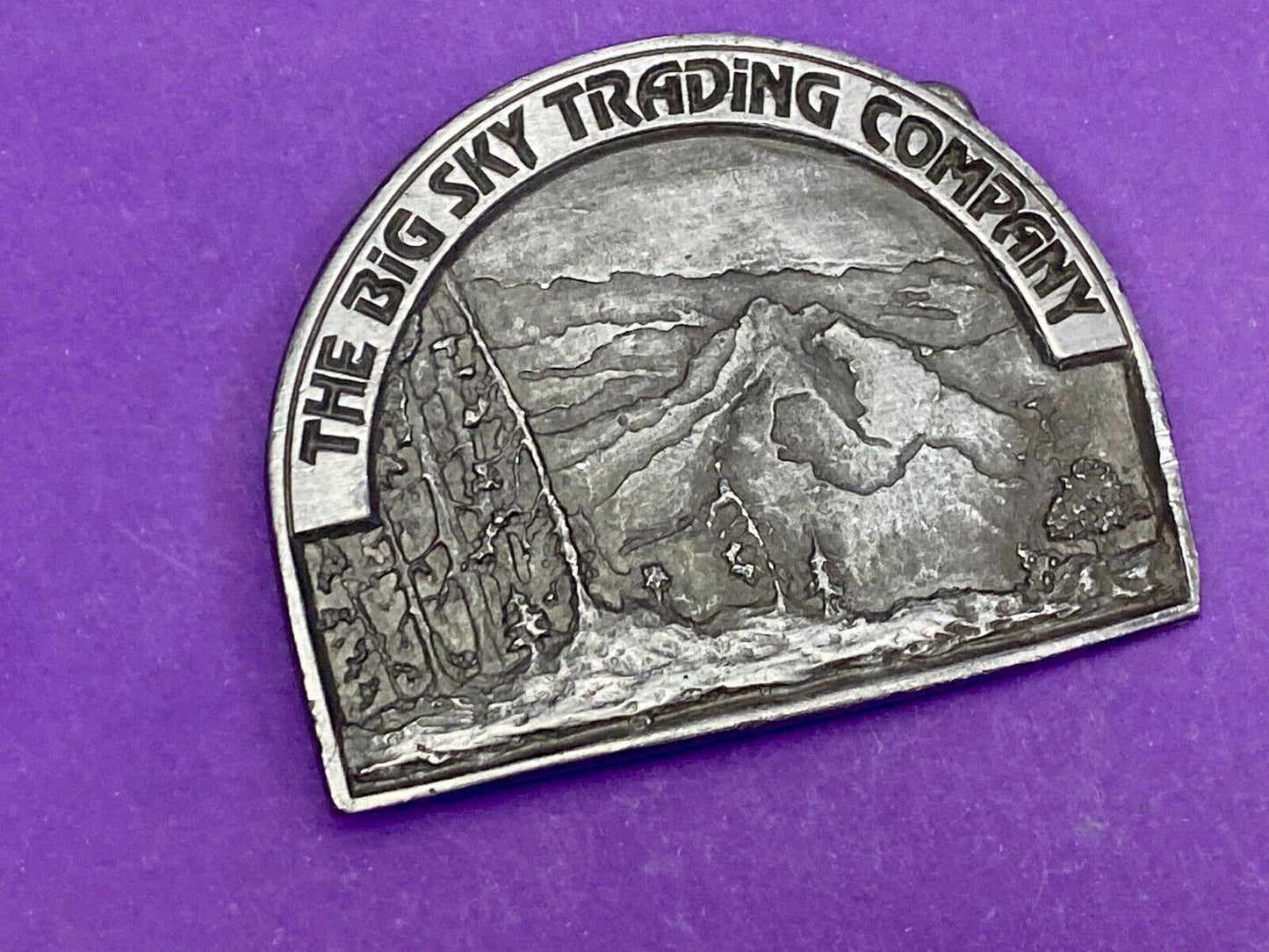 The Big Sky Trading Company Belt Buckle By La Verla Bloomington Indiana