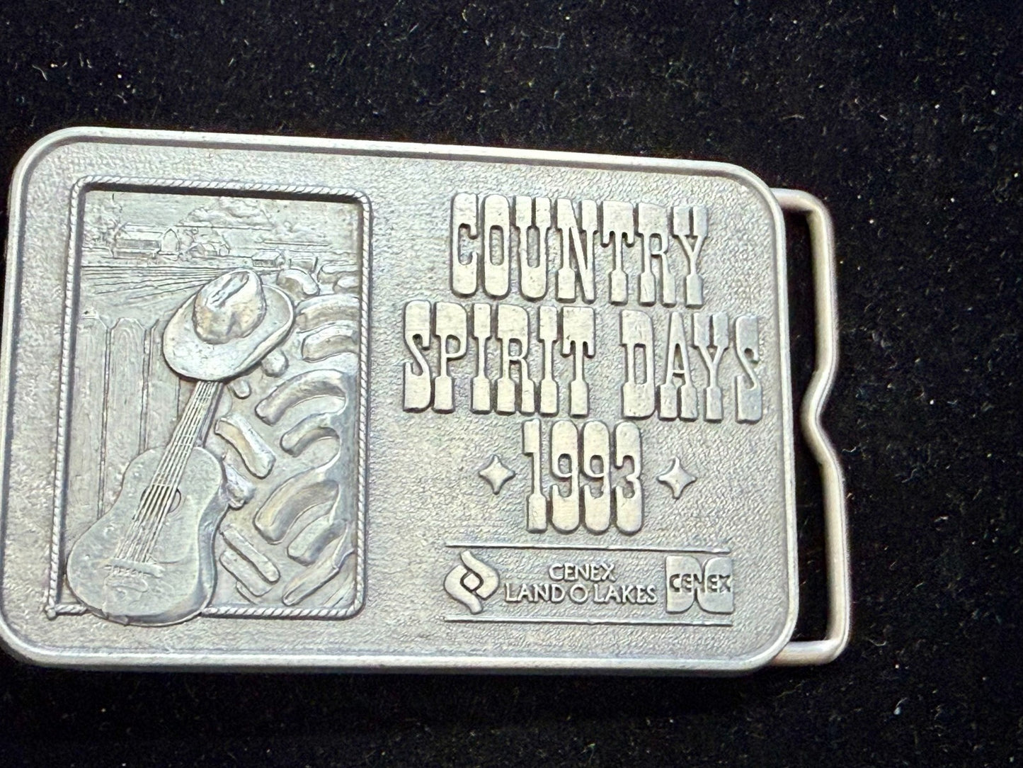 1993 Cenex Land O Lakes Country Spirit Days Commemorative Belt Buckle