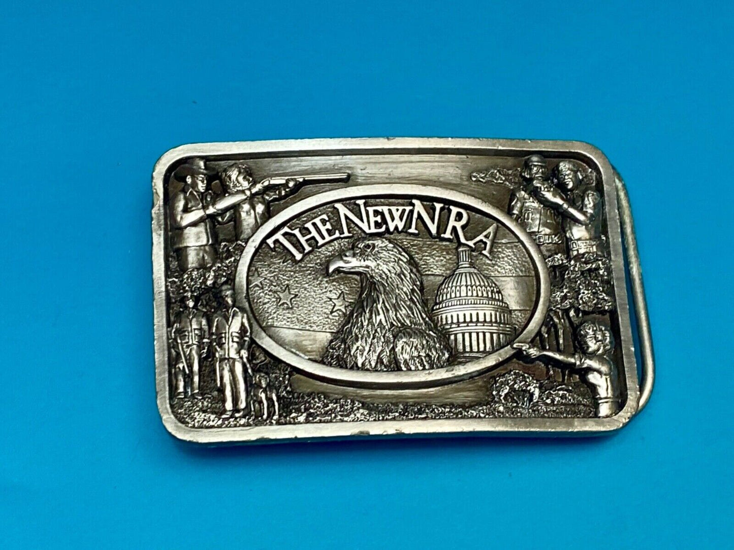 The New NRA Collectors Series 1993 Sixth edition RARE! Gun Rights belt buckle