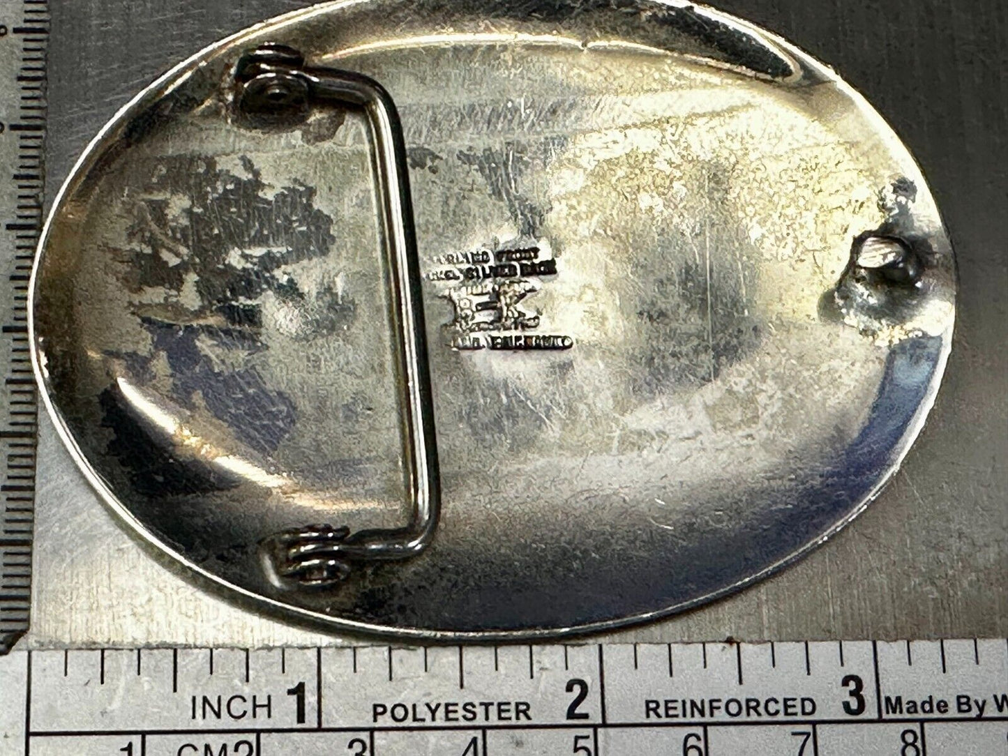 TNT Bestway Transportation Safe Driving Award Belt Buckle by BK Silversmiths