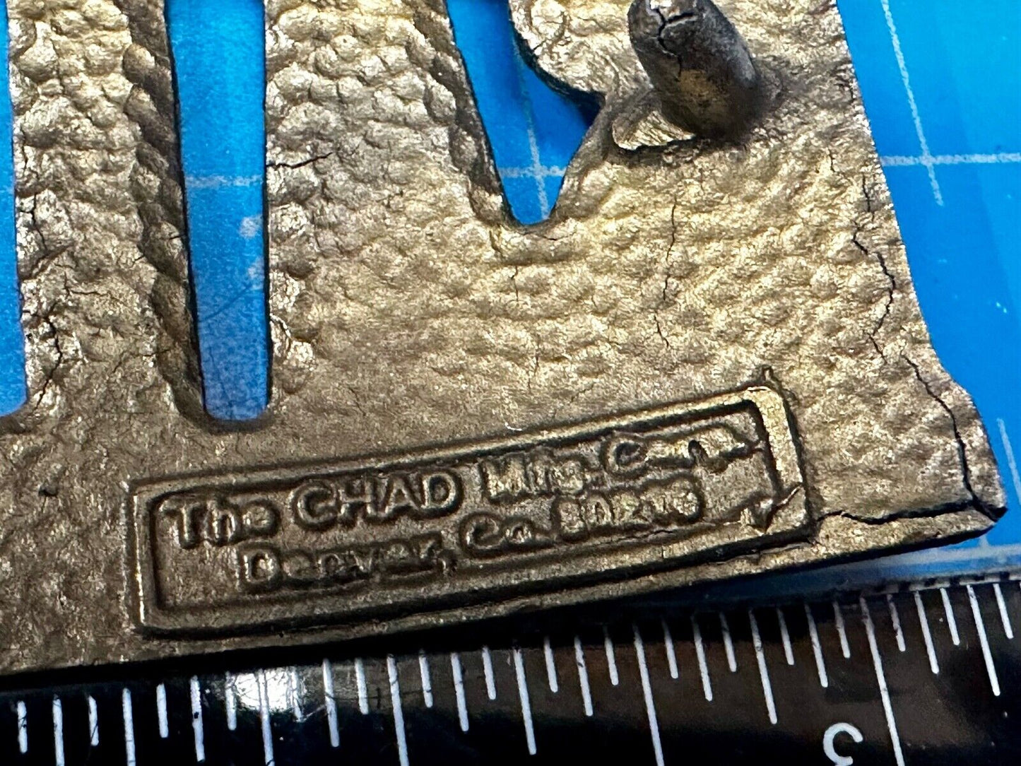 Beautiful Customized Name RALPH Cut-Out Vintage Belt Buckle by THE CHAD - in box