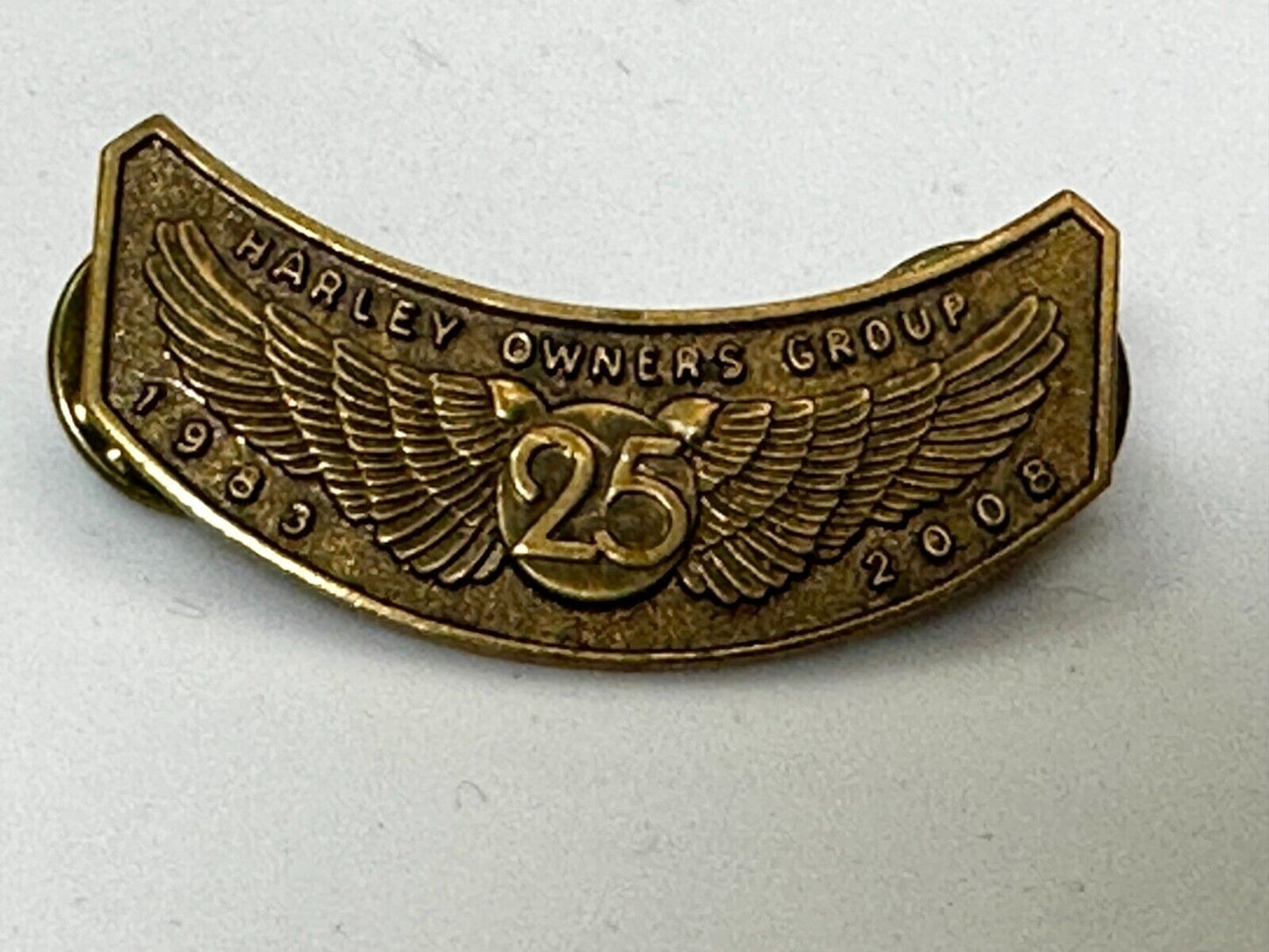 2008 H.O.G. Harley Davidson Owners Group HOG Pin for Jacket or Vest