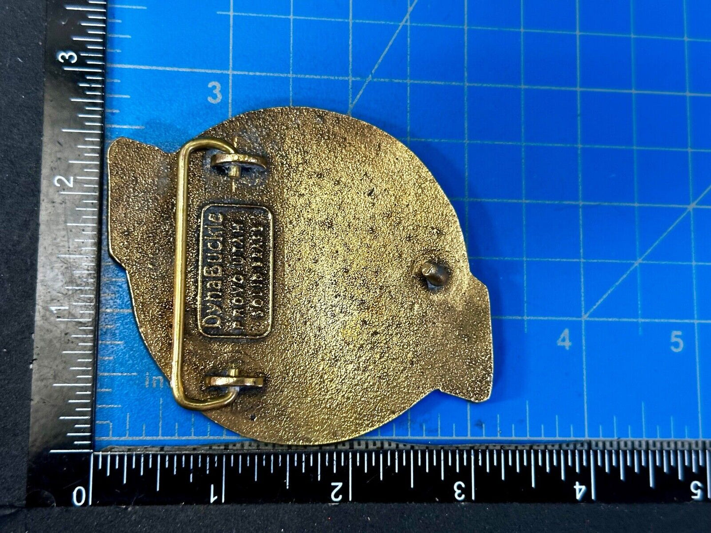 BECHTEL Engineering Construction Company Add Promo Dynabuckle Brass Belt Buckle