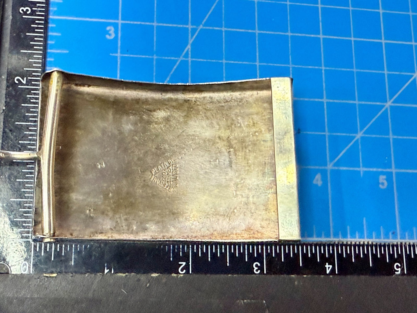 Aztec Mayan Pyramid 925 Silver Belt Buckle Artesani Plata De Jalisco Mexico