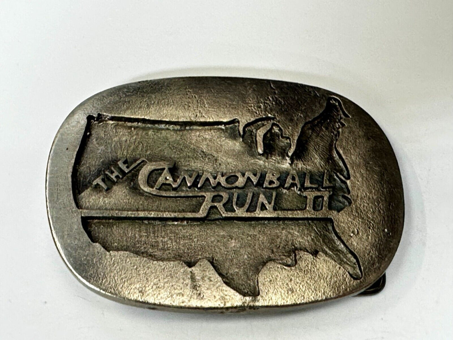 The Cannonball Run II 2 Movie Crew Gift Promo Hal Needham Belt Buckle