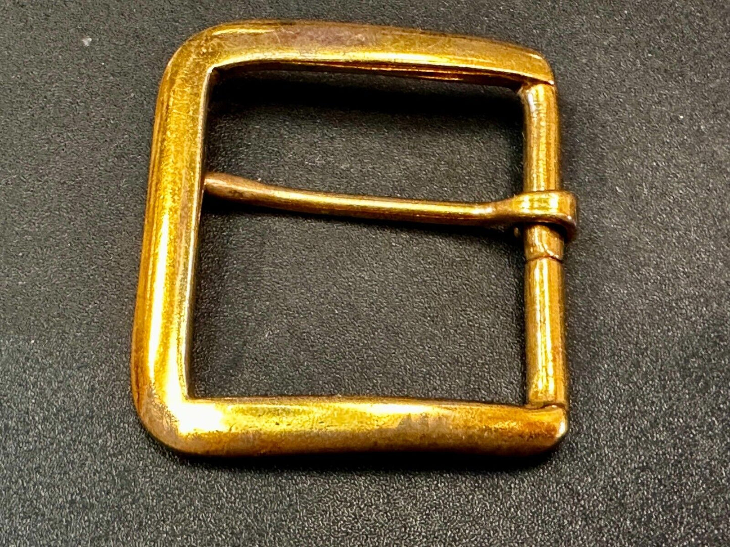 2" Wide Vintage Brass Tone Replacement Belt Buckle