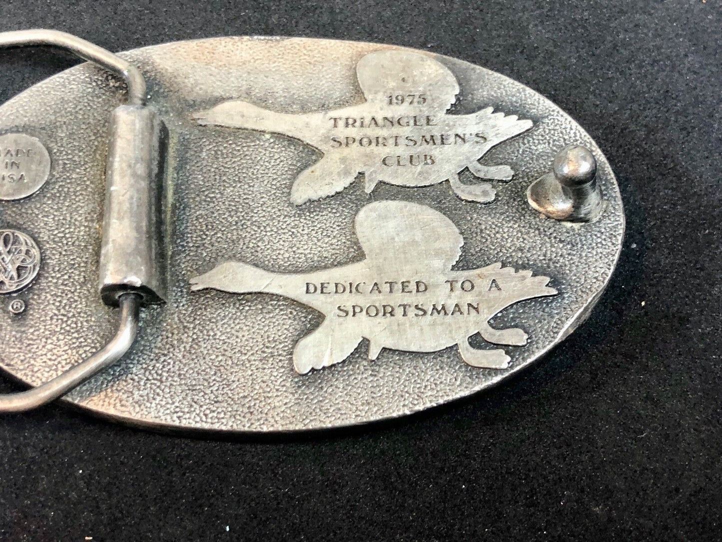 1975 Triangle Sportsmen's club - Preserve Belt Buckle - Nature Hunting