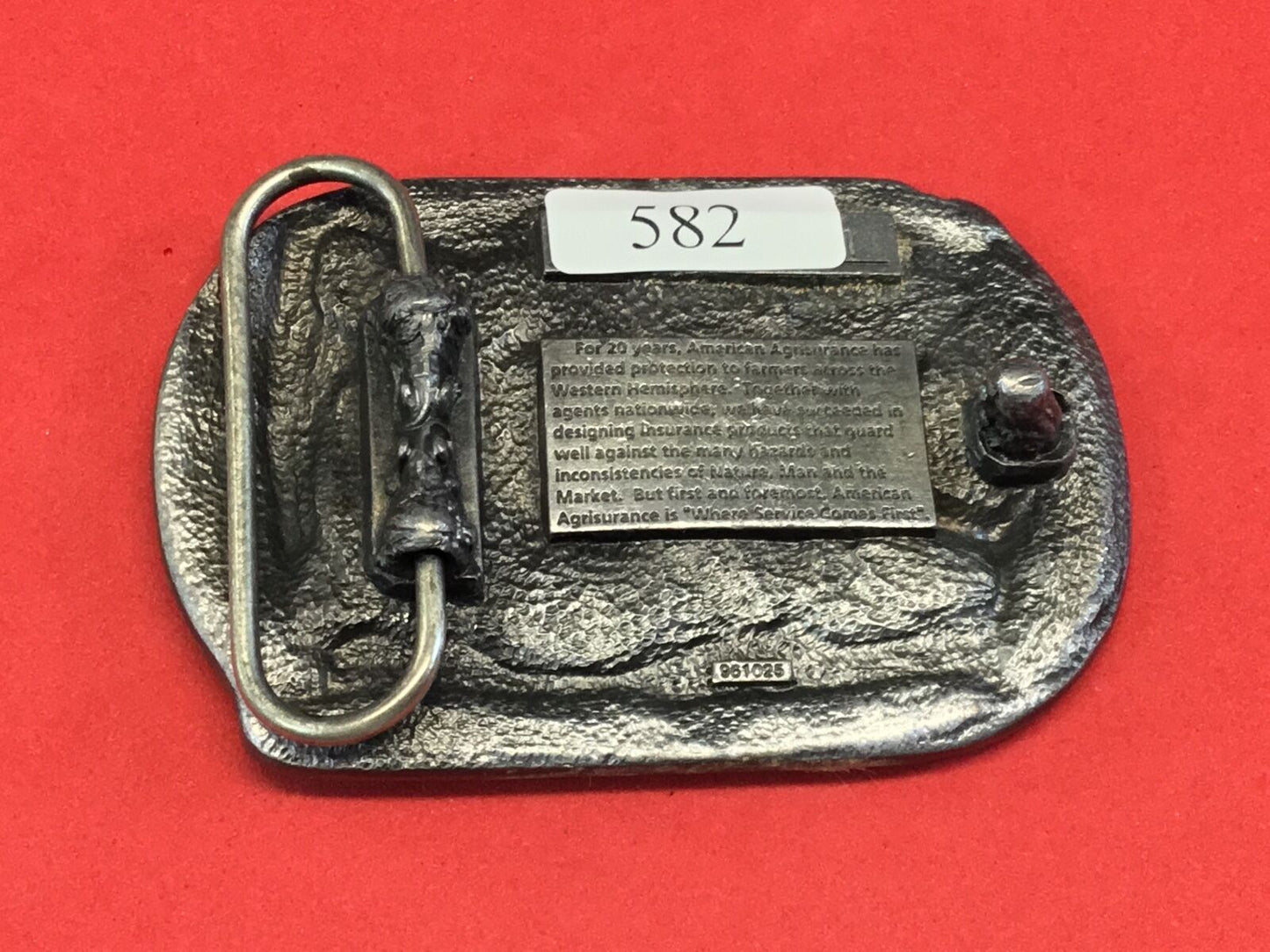 20 years since 1976 - American Agrisurance Inc. - belt buckle