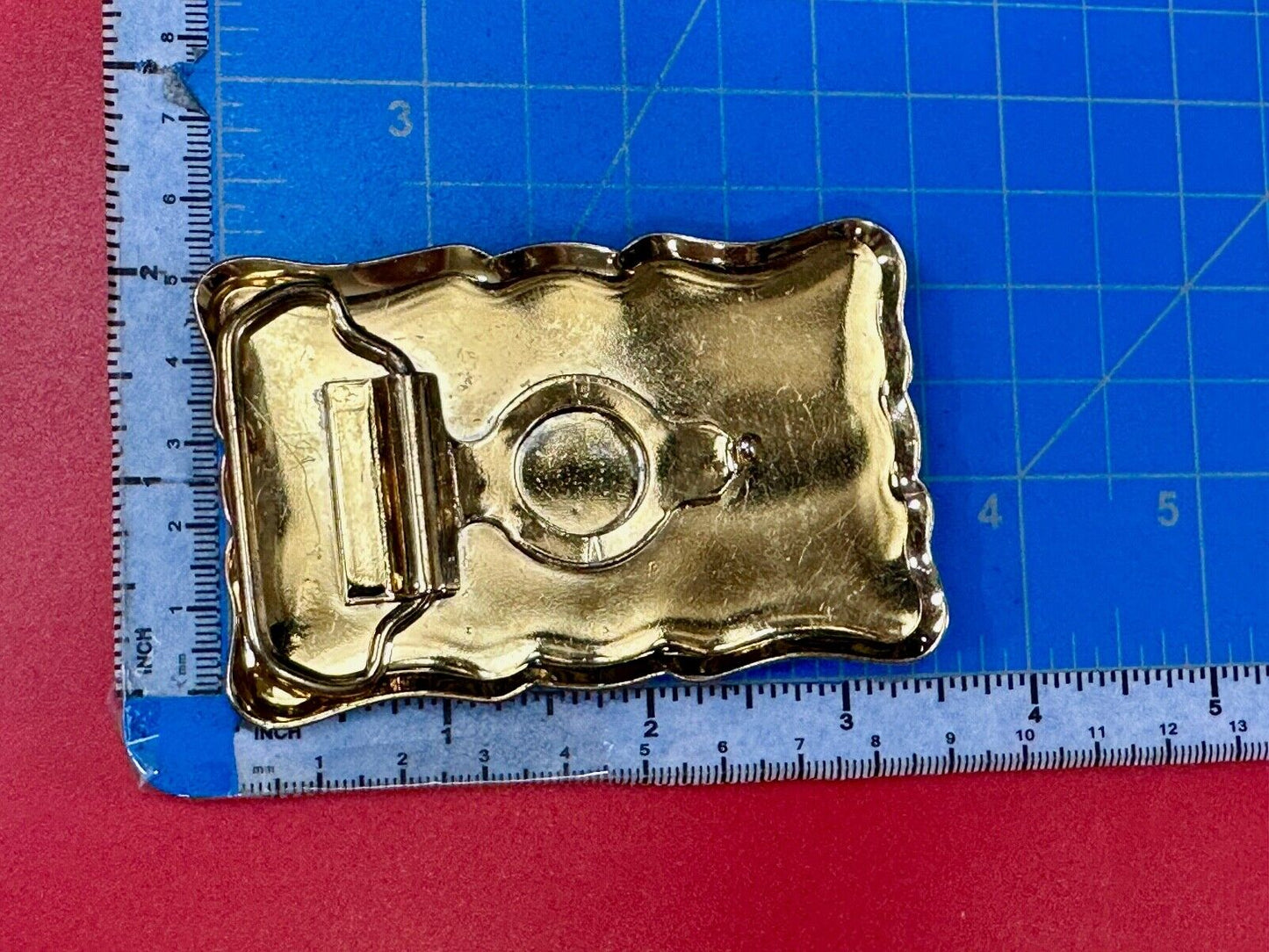 vintage car collectors auto vintage belt buckle with space to customize!