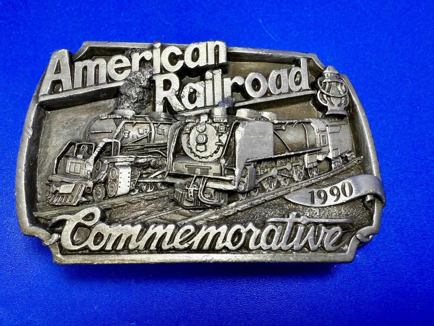 Vintage Historic American Railroad 1990 Commemorative Arroyo Grande Belt Buckle
