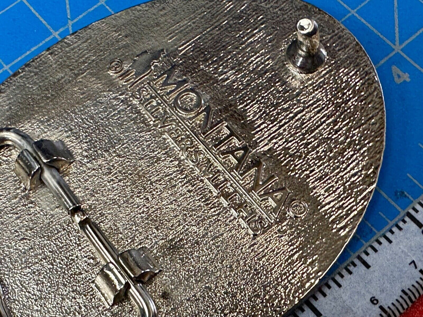 2011 Pendleton Whiskey Let'er Rodeo Cowboy Montana Silversmiths Buck Buckle