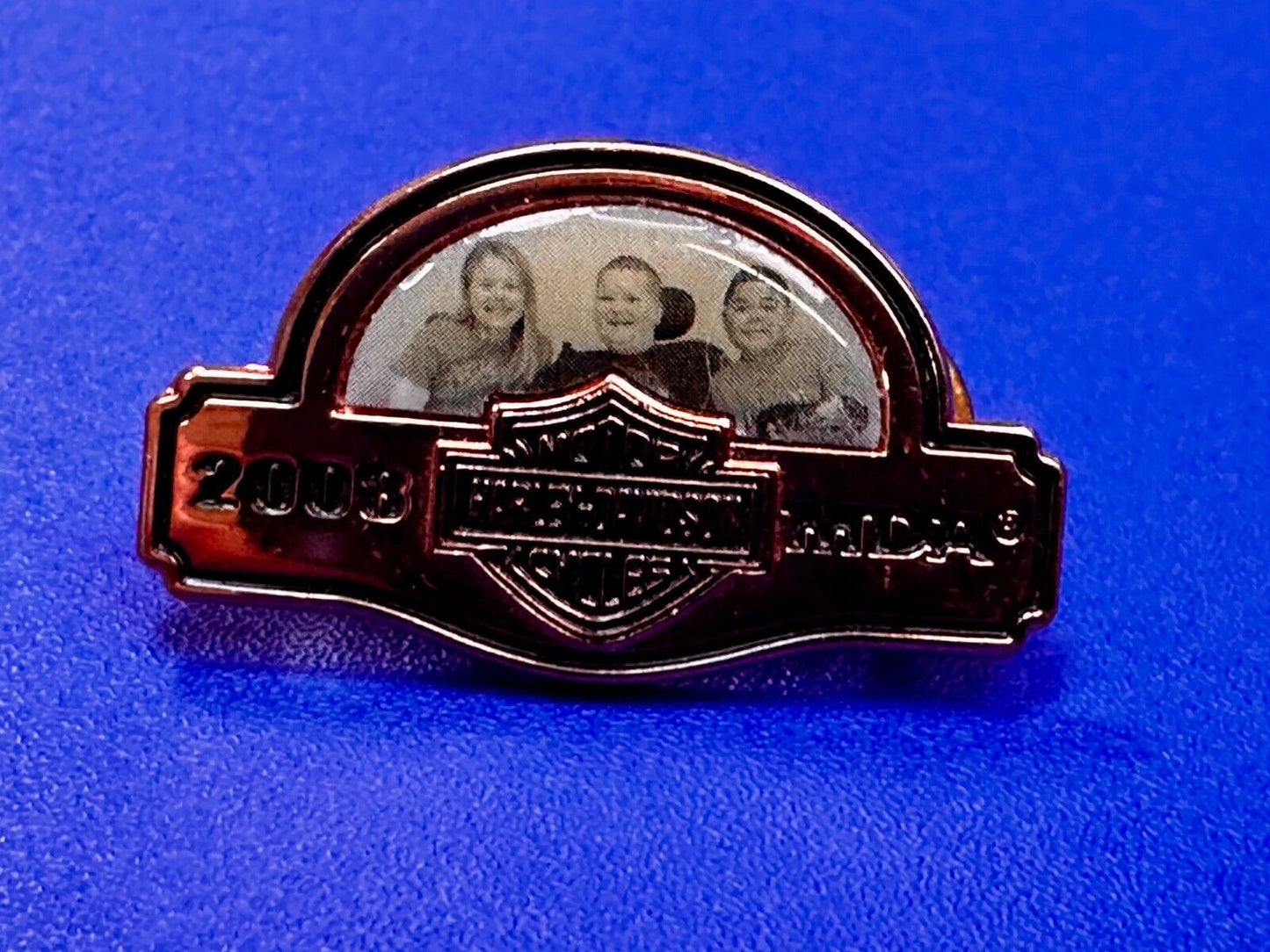 2008 MDA Ride Harley Davidson Motorcycle Rider Biker Jacket Vest Pin