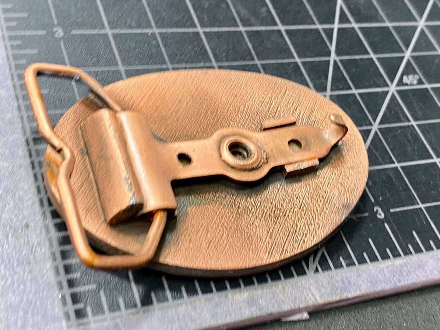 1982 Redbrid Constitution company - Accident free Safety Award belt buckle