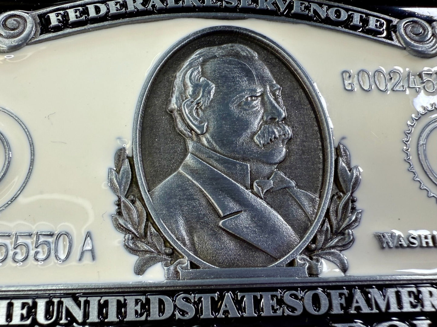 Thousand Dollar Bill New LARGE Novelty Belt Buckle