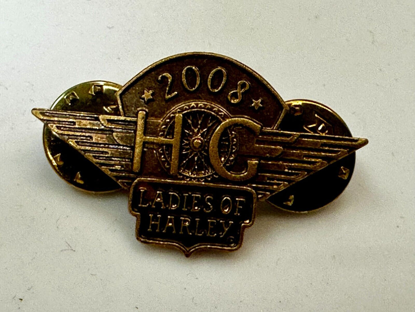 2008 Ladies of Harley Davidson Owners Group HOG Pin for Jacket or Vest
