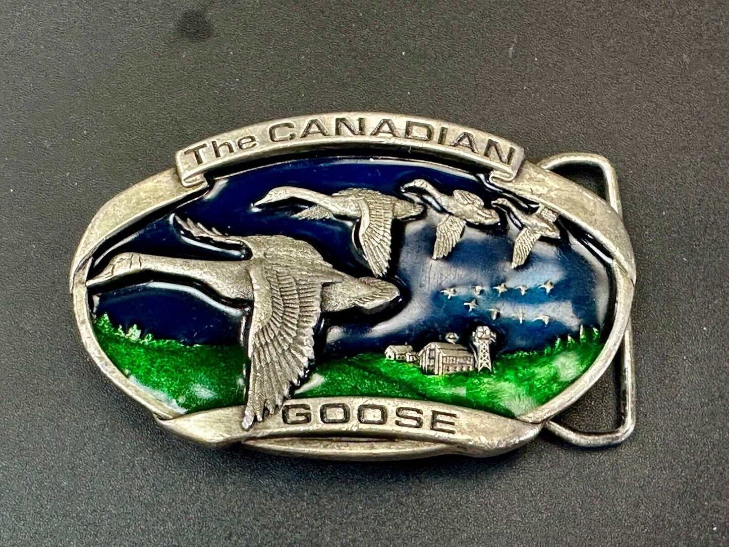 The Canadian Goose commemorative vintage 1983 bergamot belt buckle