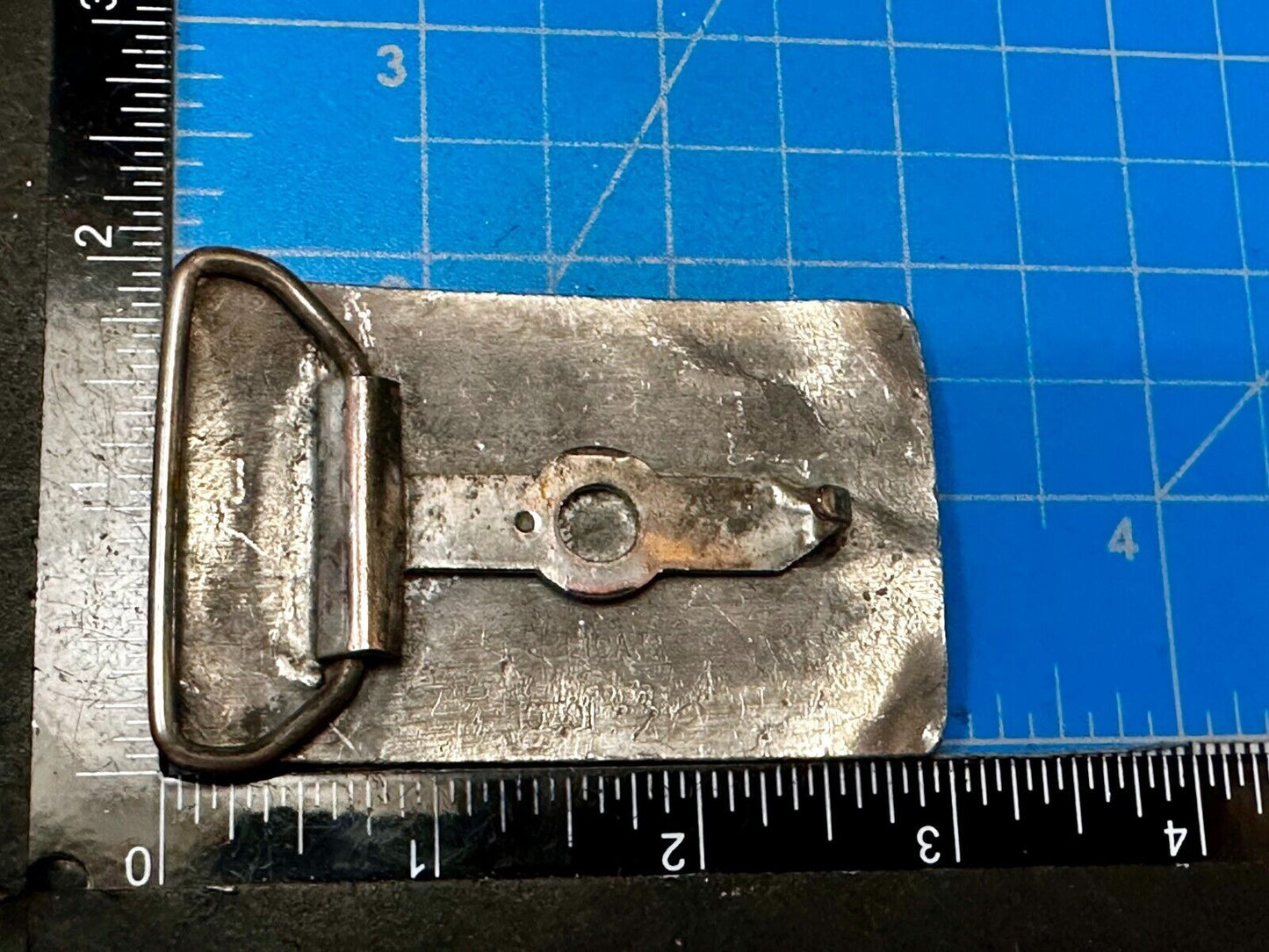 3 Cent Honest Abe Lincoln Stamp Collectors USA Patriotic Pewter Belt Buckle