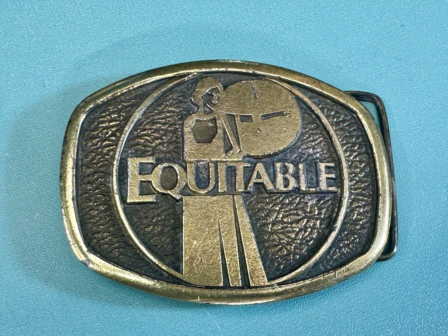 Vintage Belt Buckle Deco Equitable by Wyoming Studio Art Works