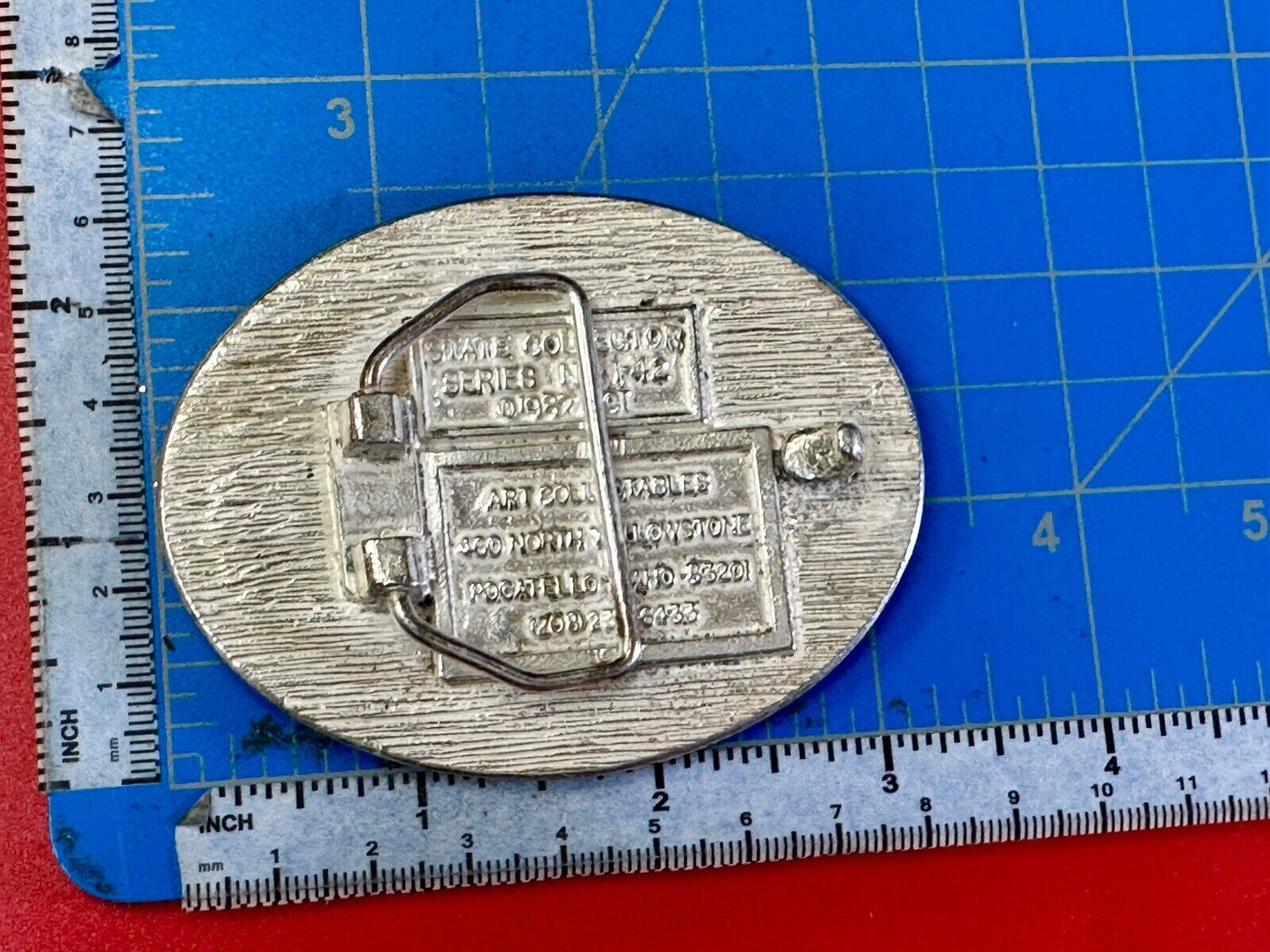 The Seal of the State of Washington Ronald Vtg 1889 belt buckle Art Collectibles