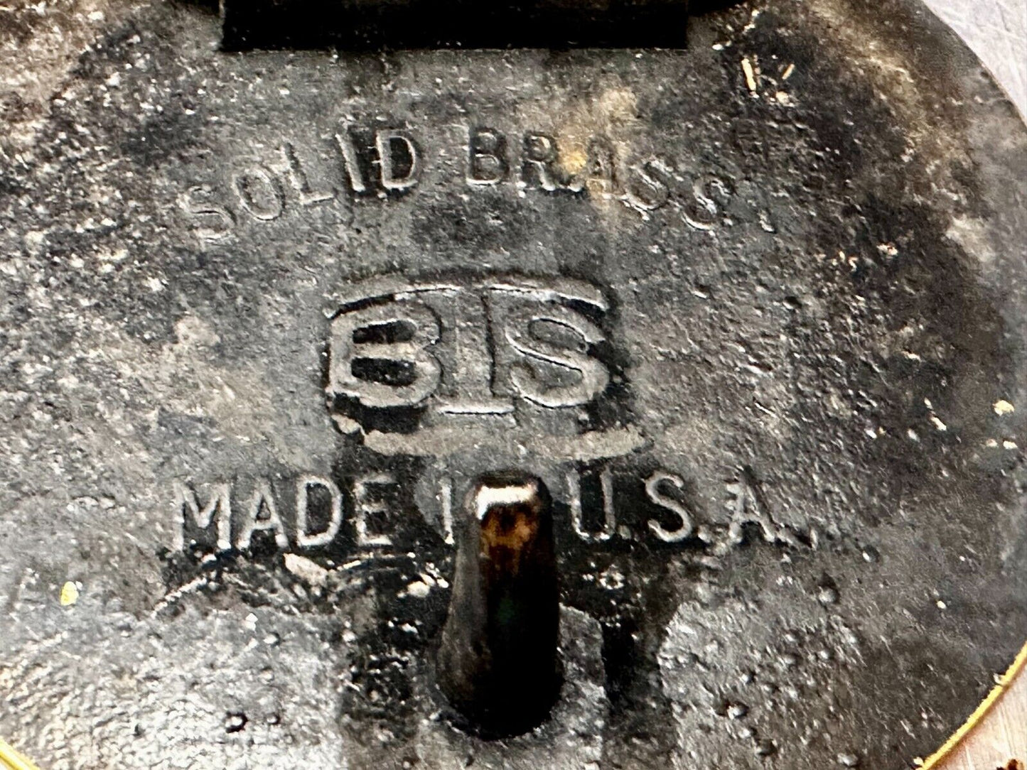 Bell System Telephone Telegraph Company Solid Brass Vintage 1978 BTS Belt Buckle