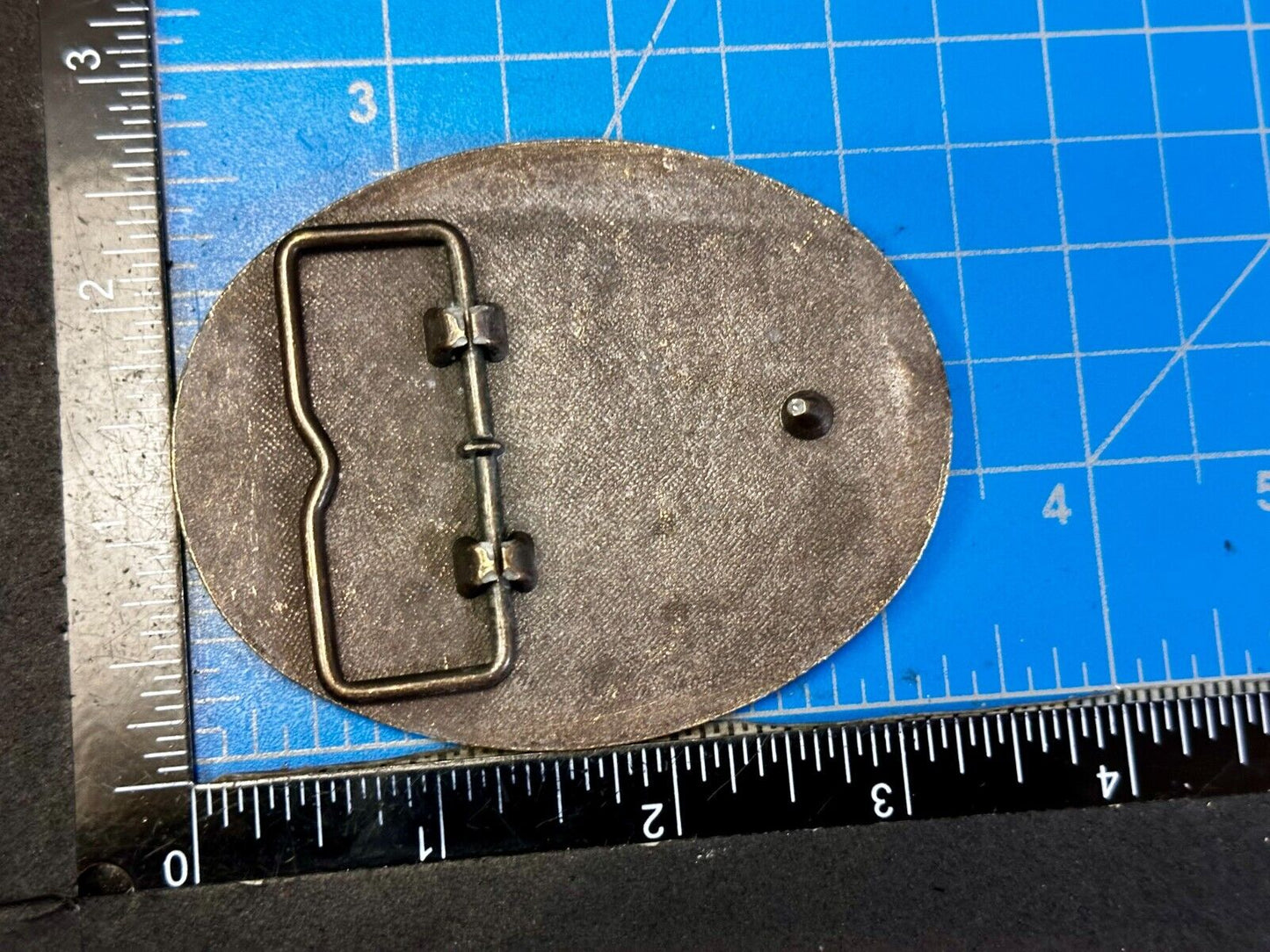 The Country Radio Station KMPS 94/FM & AM/1300 Advertisement Belt Buckle