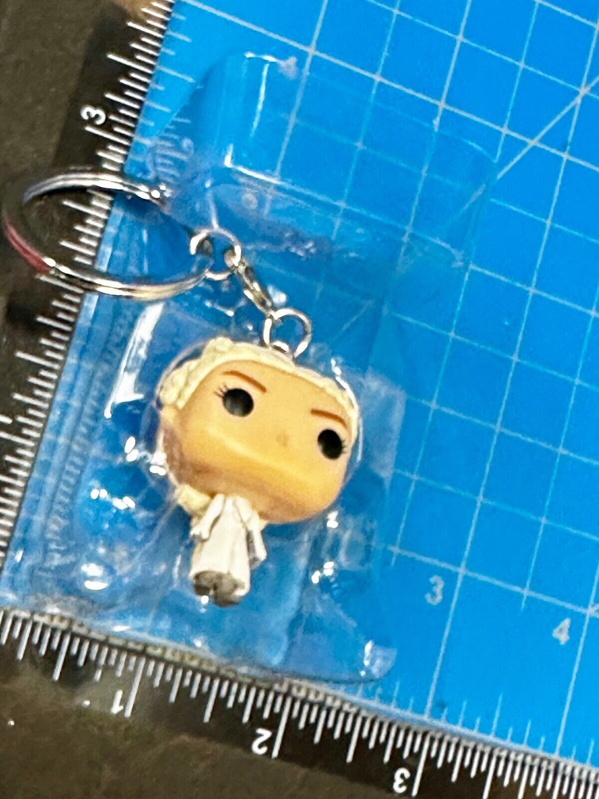 The Game Of Thrones Pocket Pop! Funko Of Daenerys With Dress White Keyring