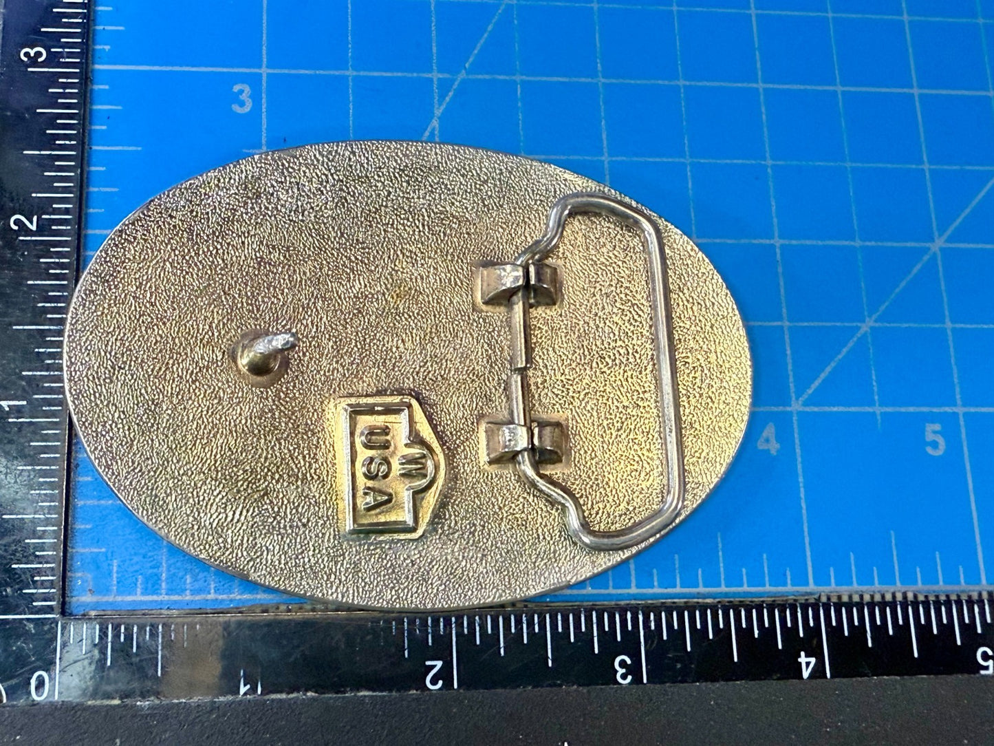 The Great State Of Texas Lone Star Vintage Commemorative Belt Buckle W USA