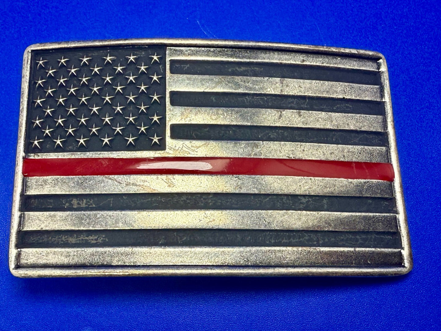 USA United States Flag American Pride Patriotic Montana Silversmiths Belt Buckle