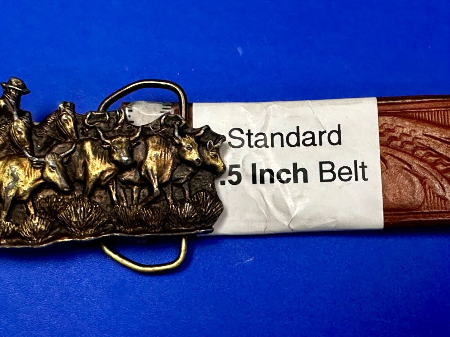 The Caddle Drive - Rodeo Cowboys Ranchers Day at Work Bergamot Belt Buckle