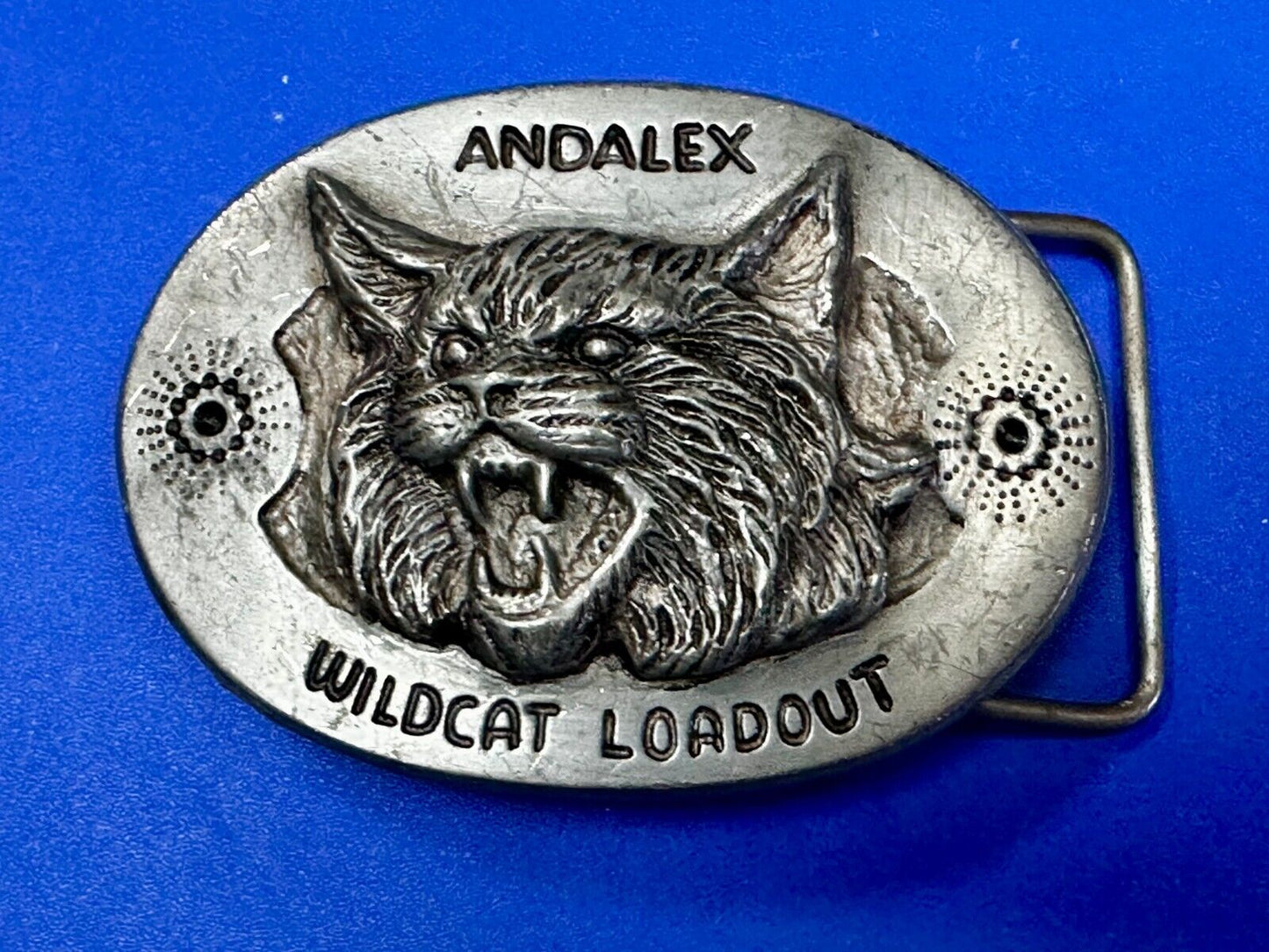 Andalex Wildcat Loadout Vintage Belt Buckle by Sculpture Artist Gary Frazen