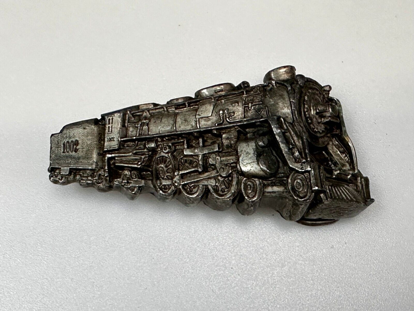 Train Locomotive Steam Engine RR RailRoad Vintage 1978 Bergamot Belt Buckle