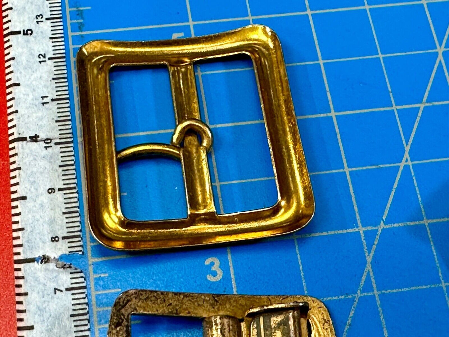 4 pc lot of antique SMALL belt buckle's