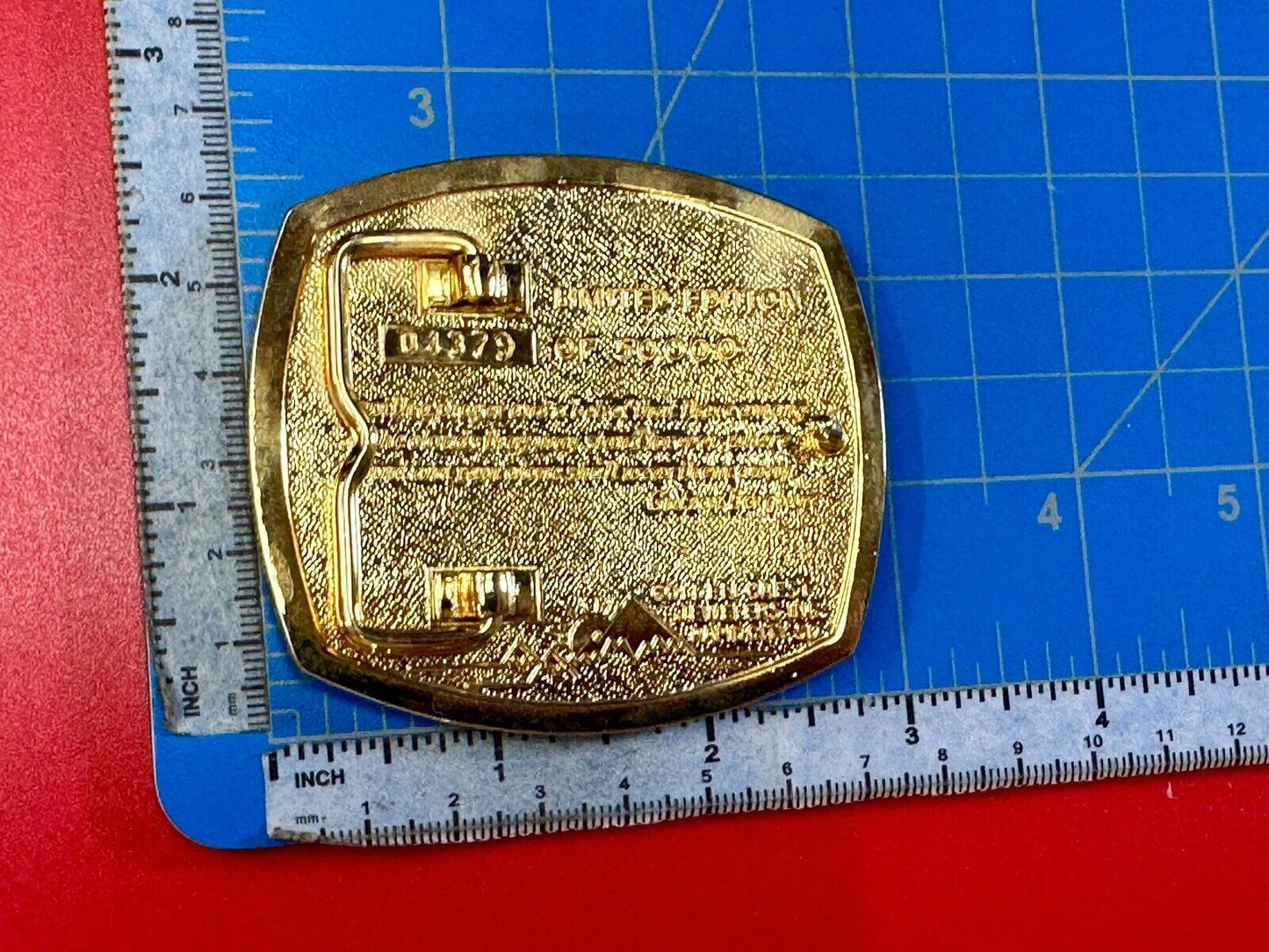 1991 Mount Rushmore 50th Golden Anniversary Limited Edition belt buckle