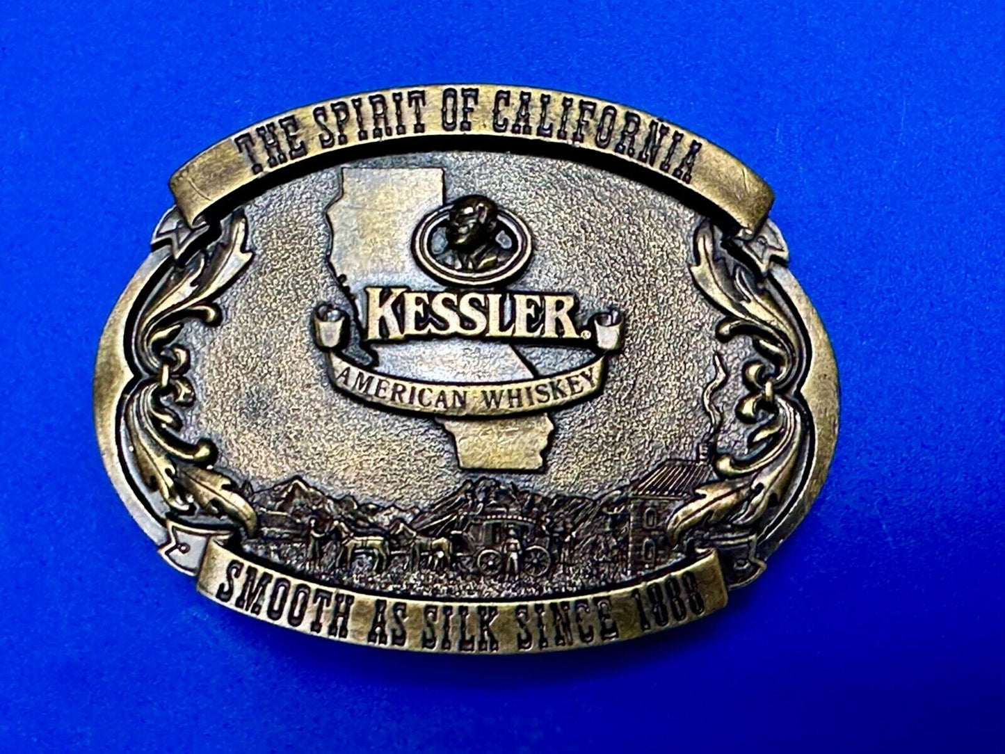 The Spirit of California - Kessler, smooth as silk belt buckle