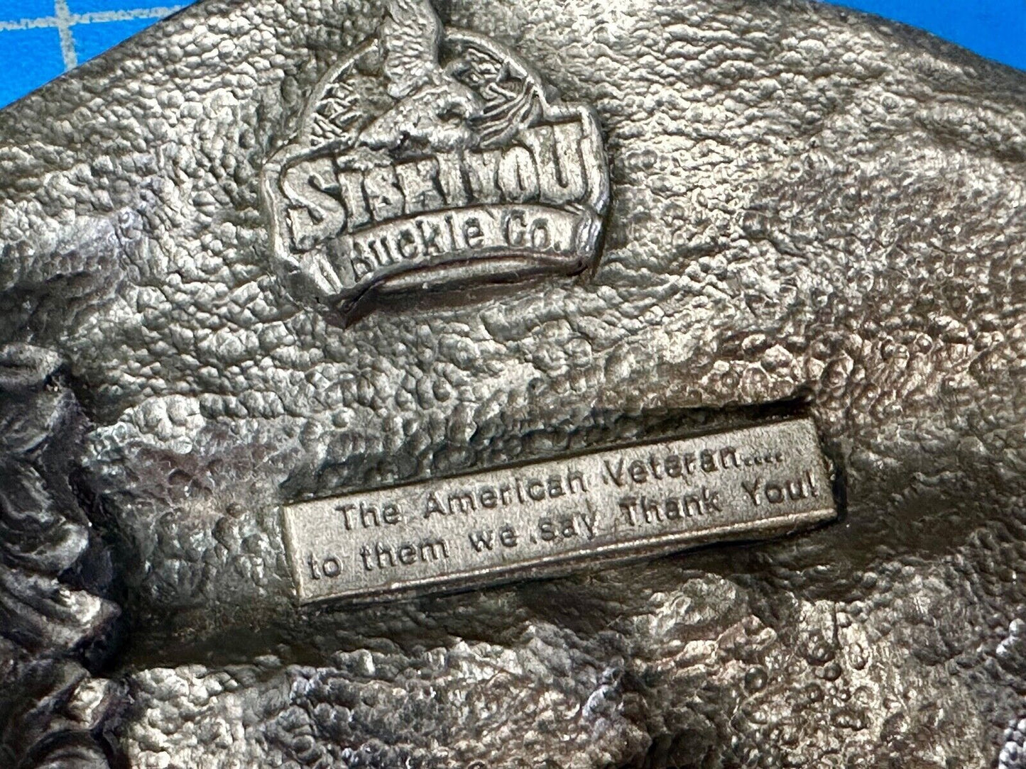 The American Veteran - Vintage 1988 Siskiyou Limited belt buckle Thank you