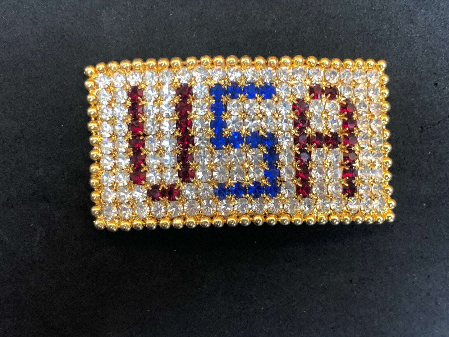 Artisan United States of America Flag from Rhinestones! Patriotic American Flag