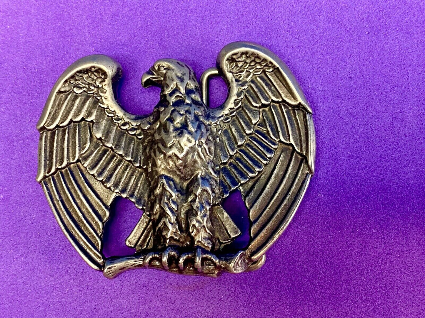 Avon signed vintage American Eagle women's belt buckle