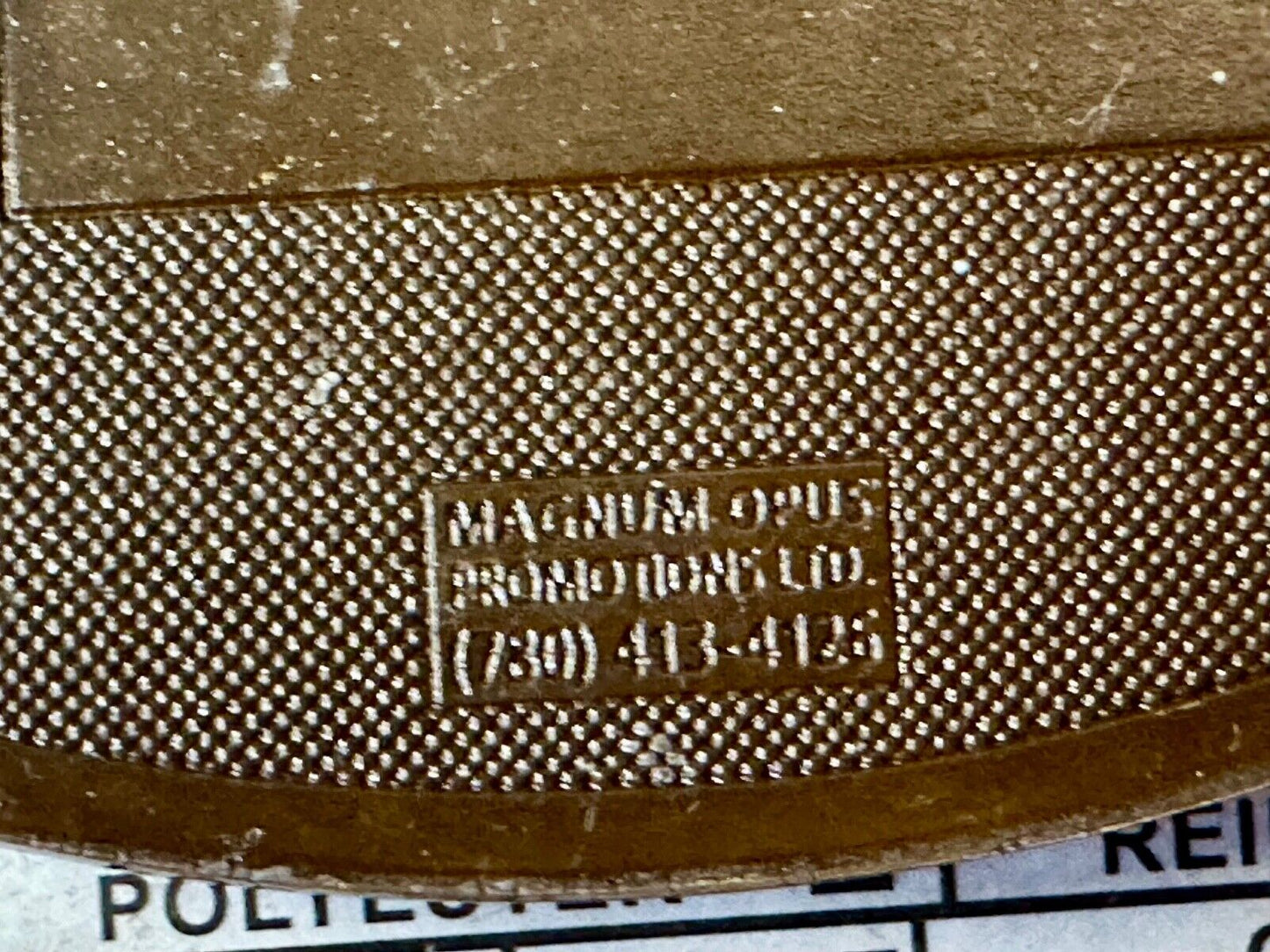 Vintage Capitol City Savings Bank Promo Advertising belt buckle by Magnum Opus