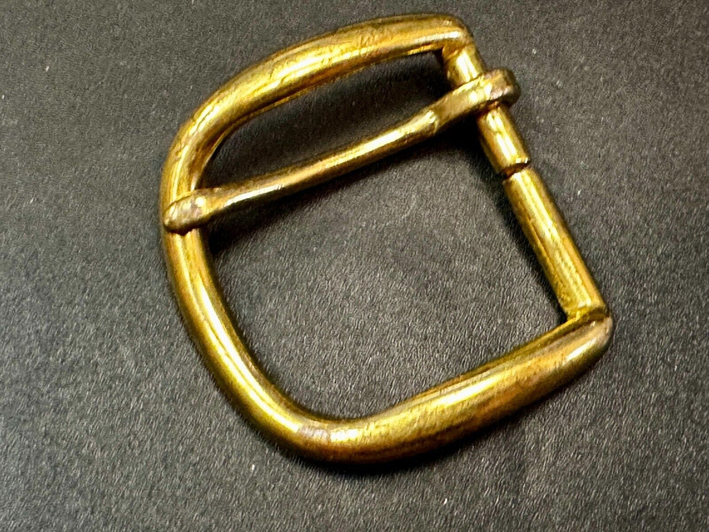 Vintage Brass Tone Replacement Belt Buckle Marked W