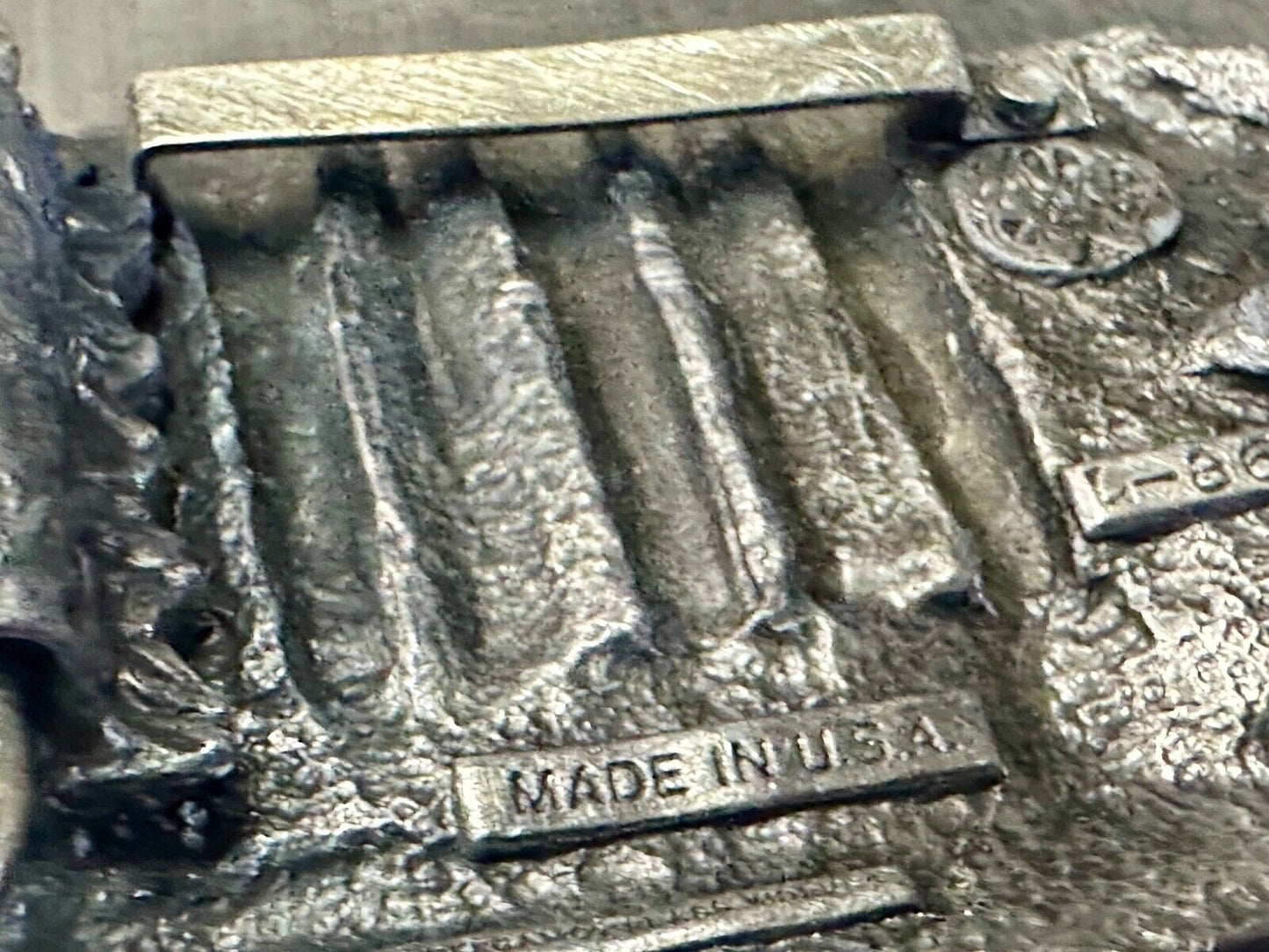 The Great Sport of Golf belt buckle - ball to the green course par handicap L-86
