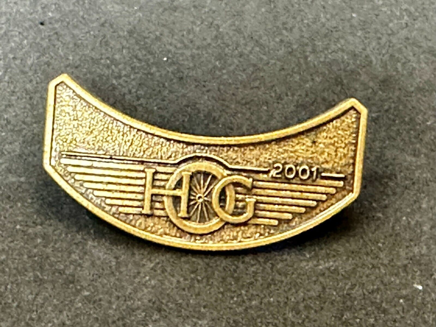 2001 Club pinback Harley Davidson Owners Group HOG Pin for Jacket or Vest