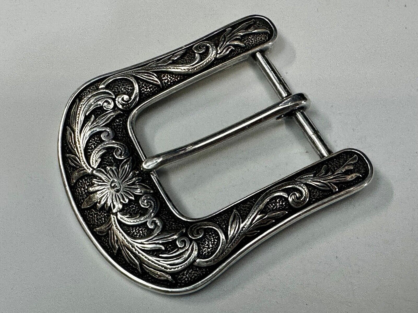 Ariat - Western flower swirl design ranger style replacement belt buckle