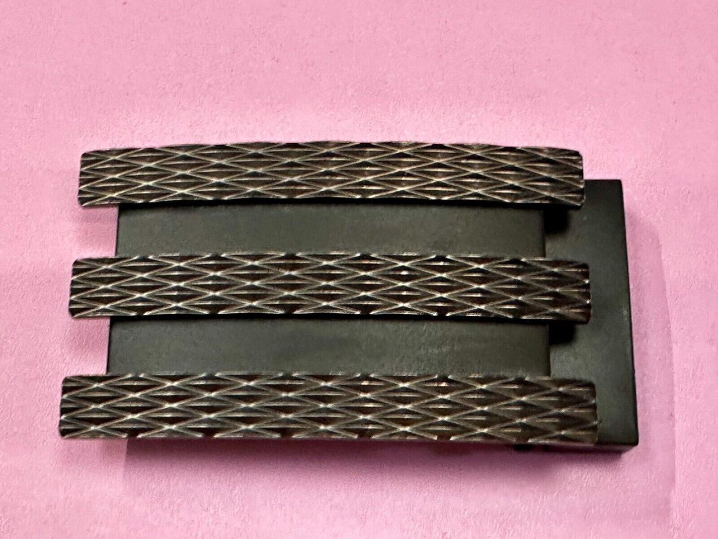 Adidas Golf 3 Stripe Matte Black Color - Trophy Award Style Belt Buckle