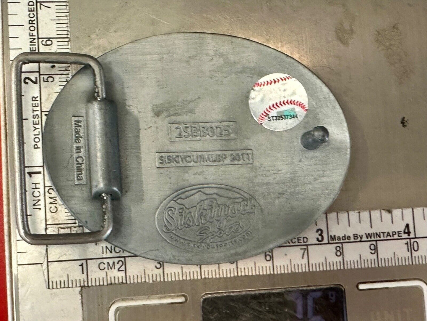 Atlanta Braves Baseball Team Emblem Mlbp 2011 Belt Buckle By Siskiyou Sports